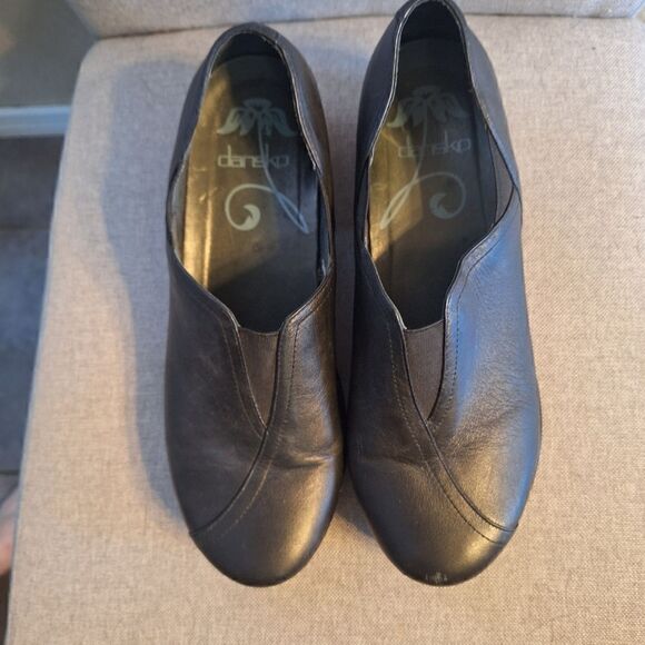 Dansko arden slip on Black leather clog size 41 (10.5-11) - Picture 2 of 6